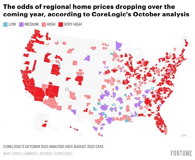 The Odds of Regional Home Prices Dropping - CoreLogic