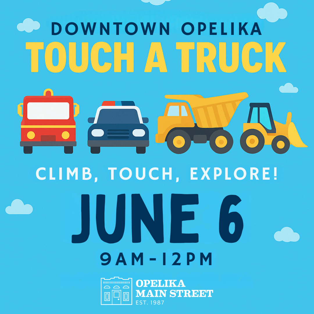 Touch A Truck Returns to Downtown Opelika on June 6