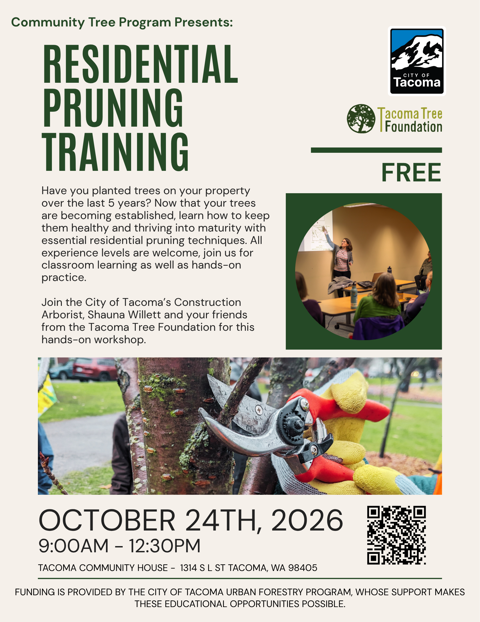 Residential Pruning Workshop