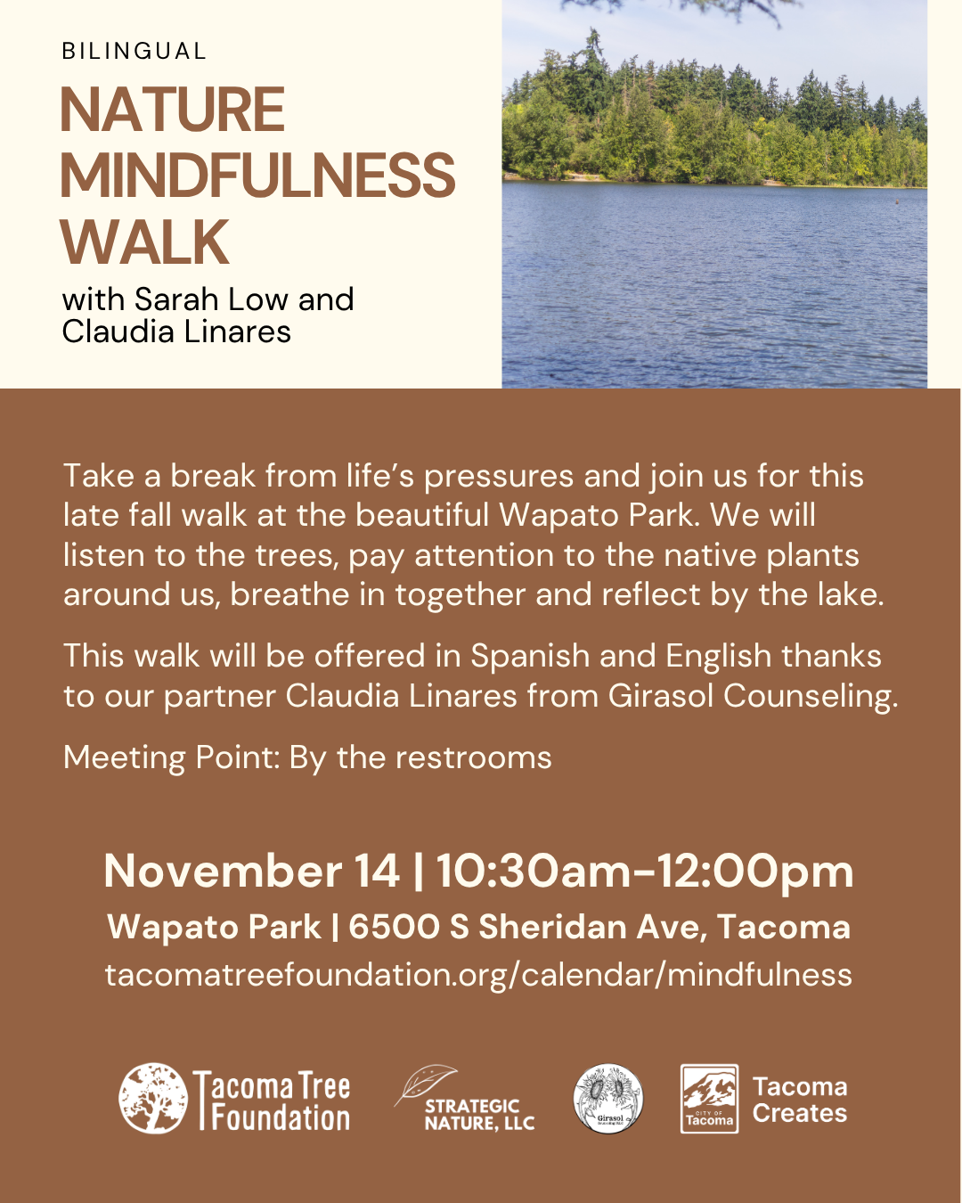 Bilingual Nature Mindfulness Walk with Sarah Low