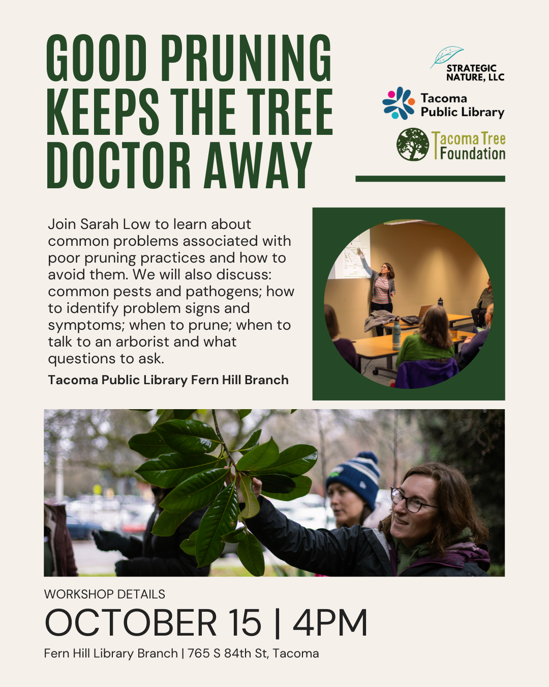 Good Pruning Keeps the Tree Pruning Away