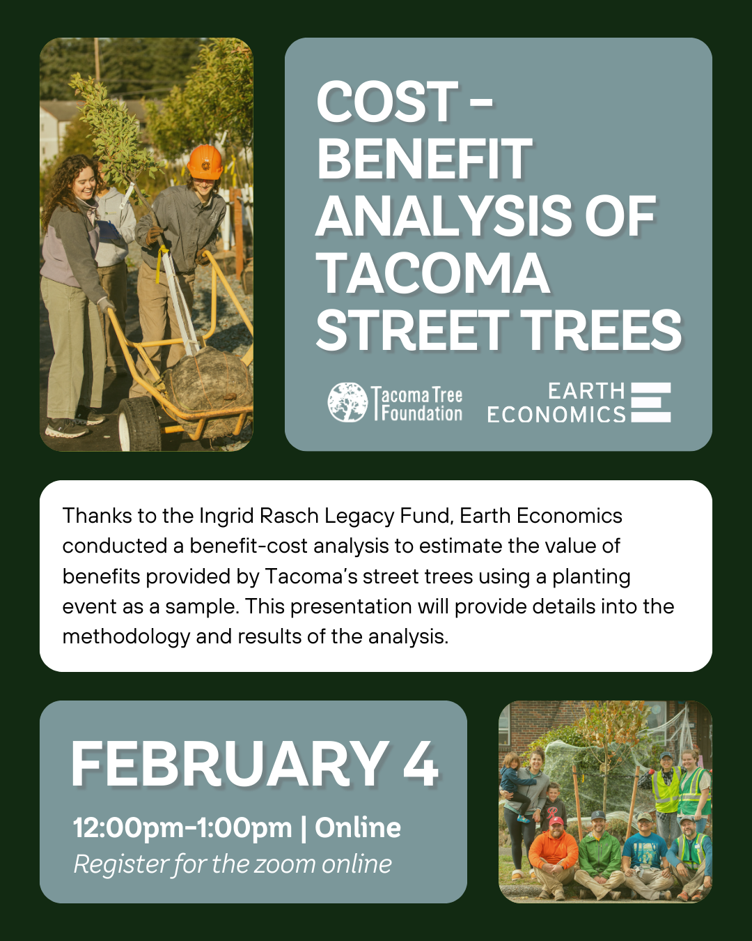 Cost - Benefit Analysis of Tacoma Street Trees