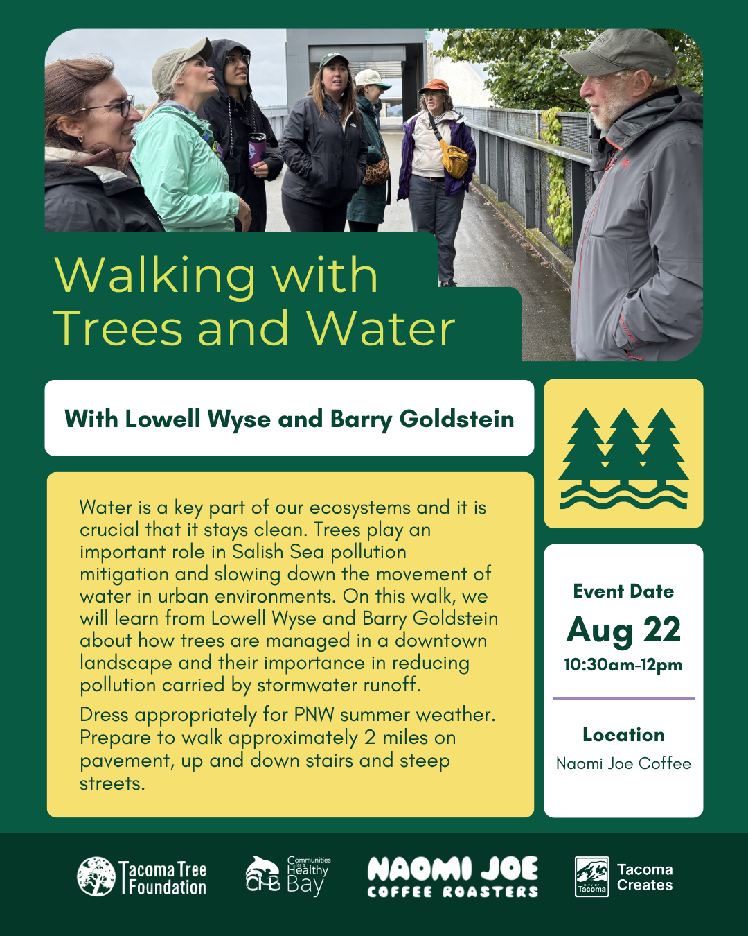 Walking with Trees and Water
