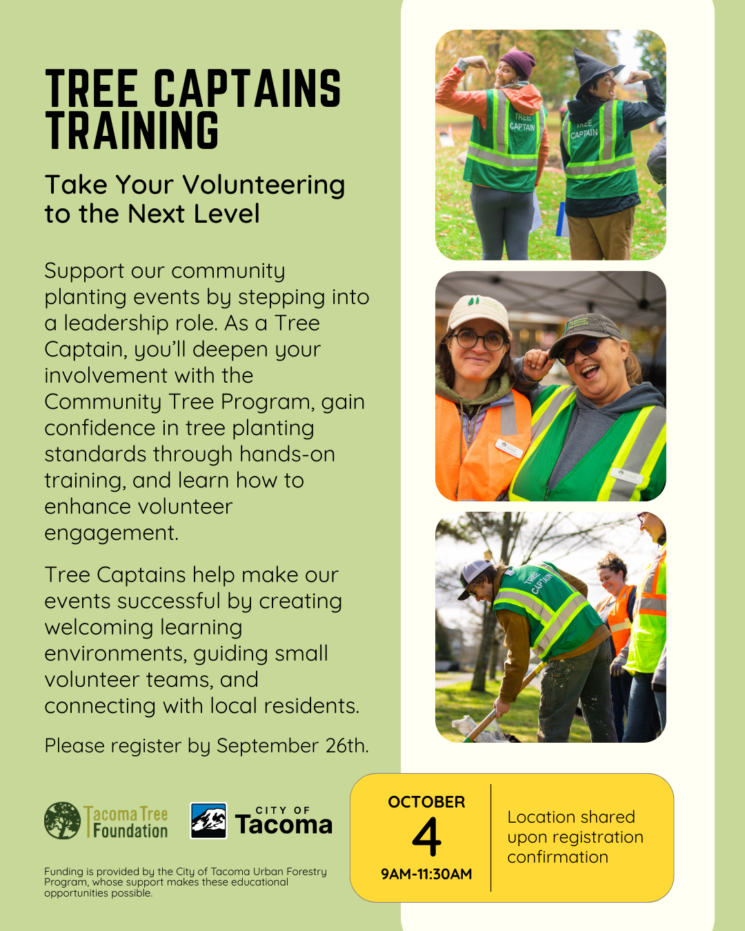 Tree Captain Training