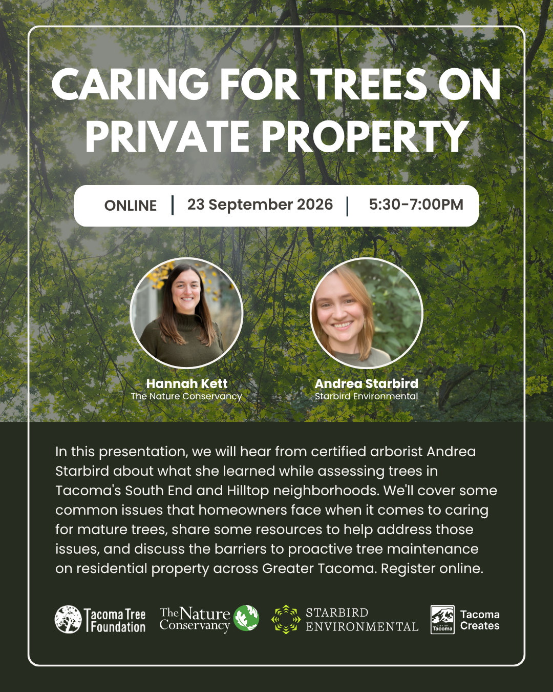 Caring for Trees on Private Property