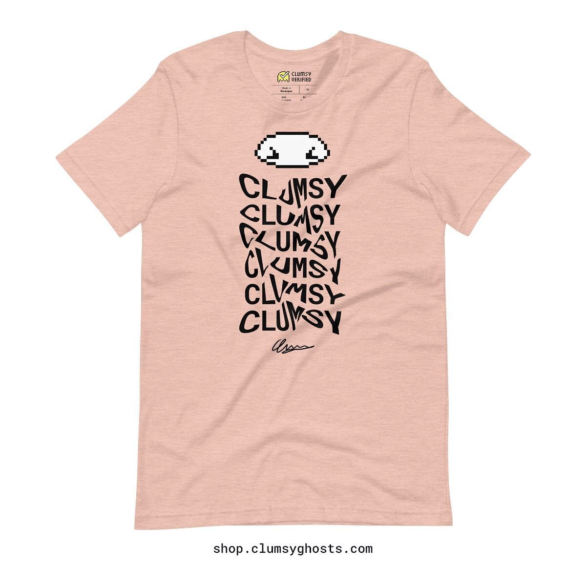 Clumsy Clumsy Clumsy Clumsy Clumsy #merchdrop shop.clumsyghosts.com