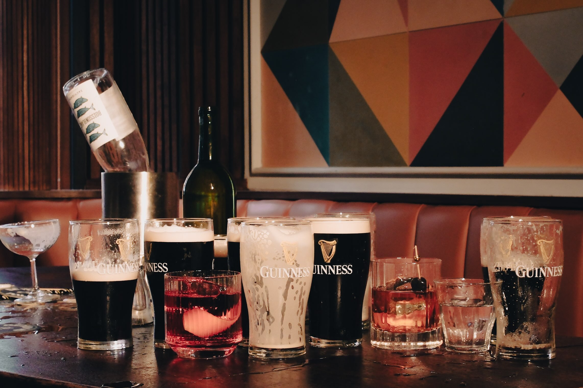 We've got it all waiting for you. Cocktails, pints and food. Book a table or inquire about corporate events at contact@beyondthepalenyc.com. Now open until 3 am.