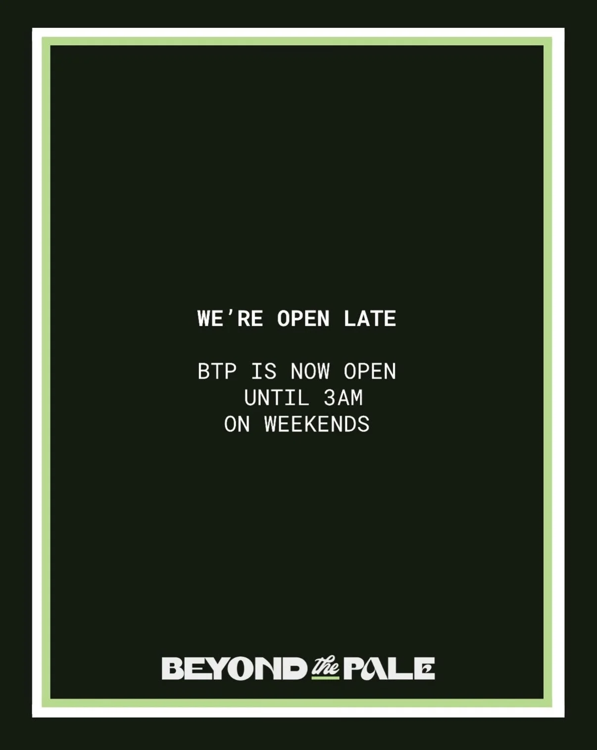 Late Night at BTP