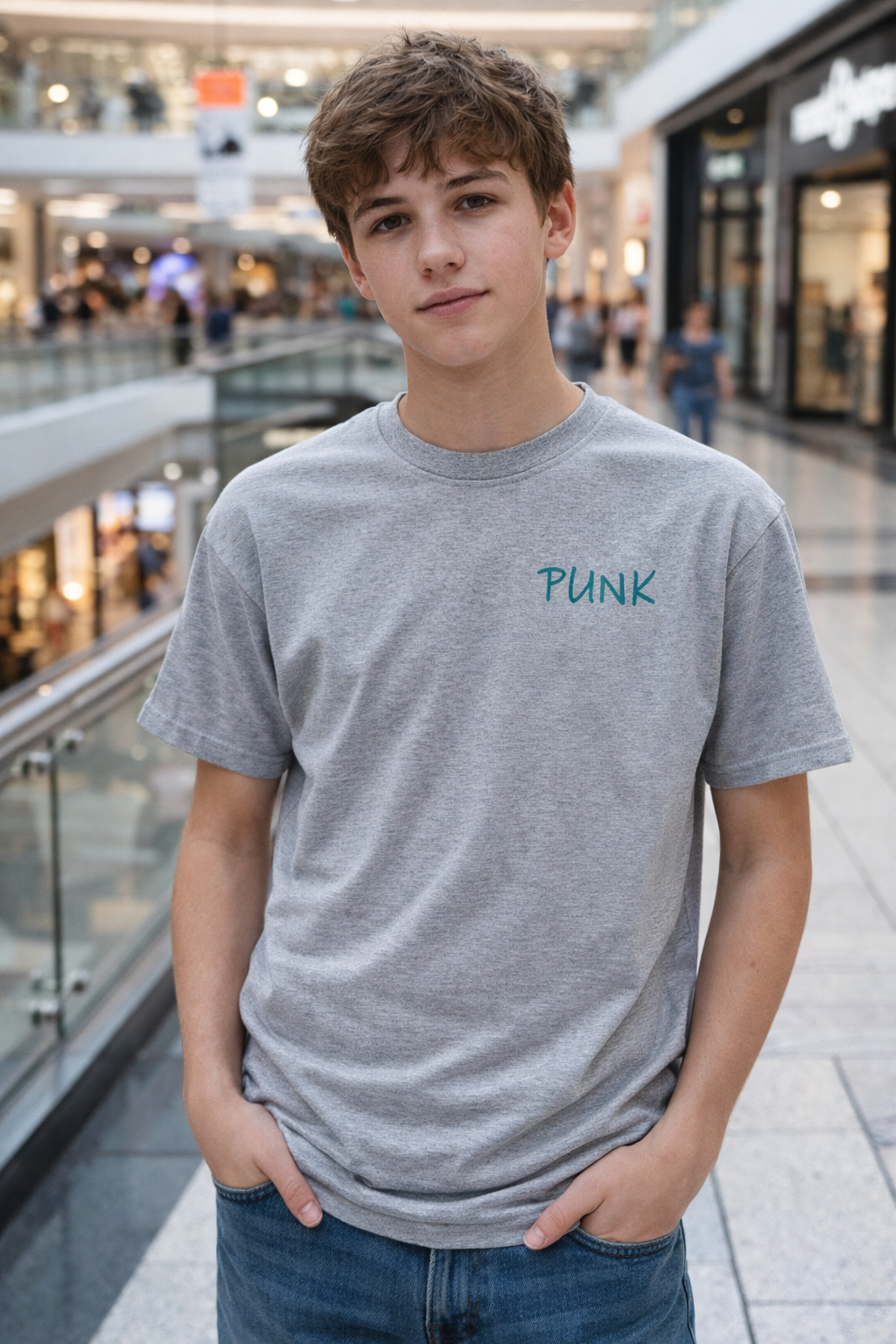 Grey Punk Original T-Shirt