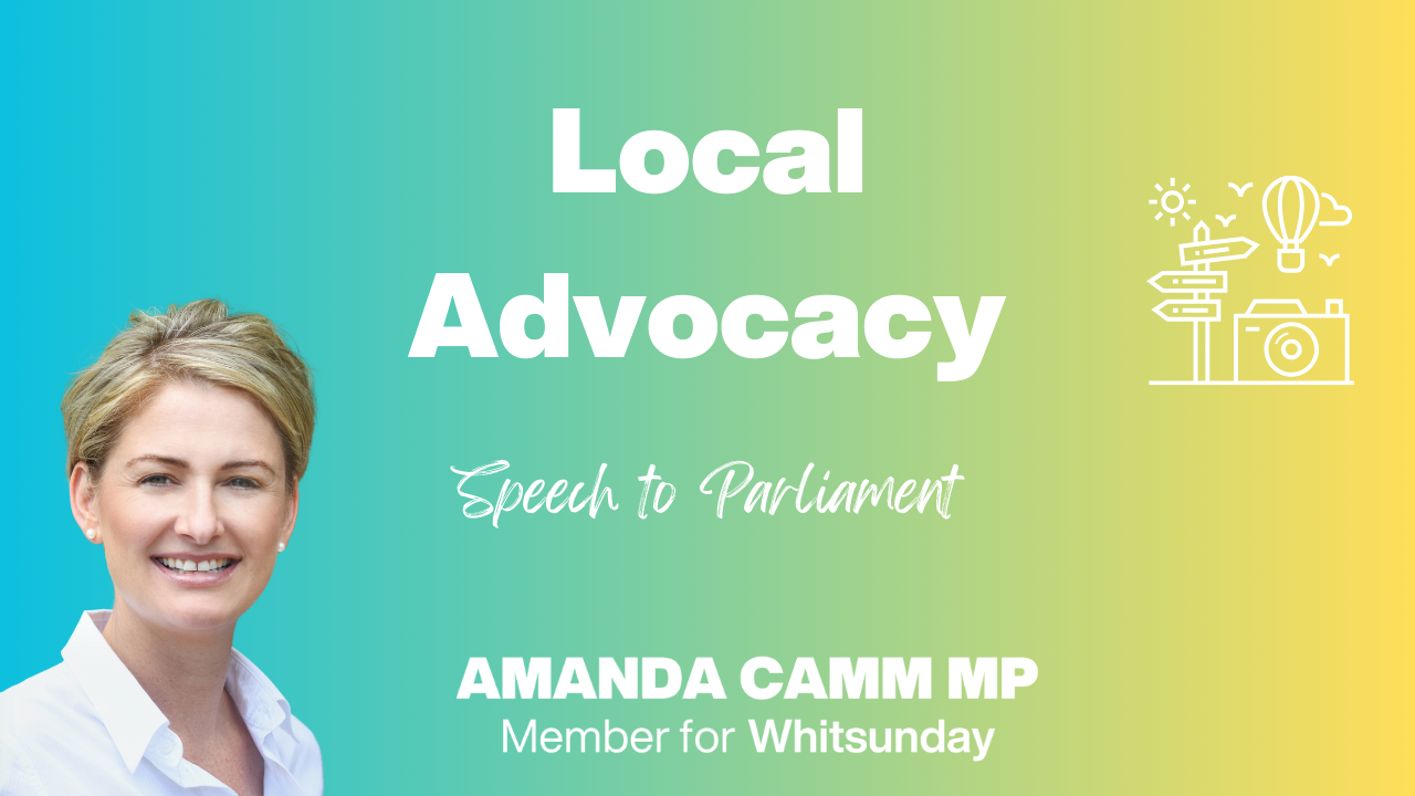 Local Advocacy in Parliament - Speech