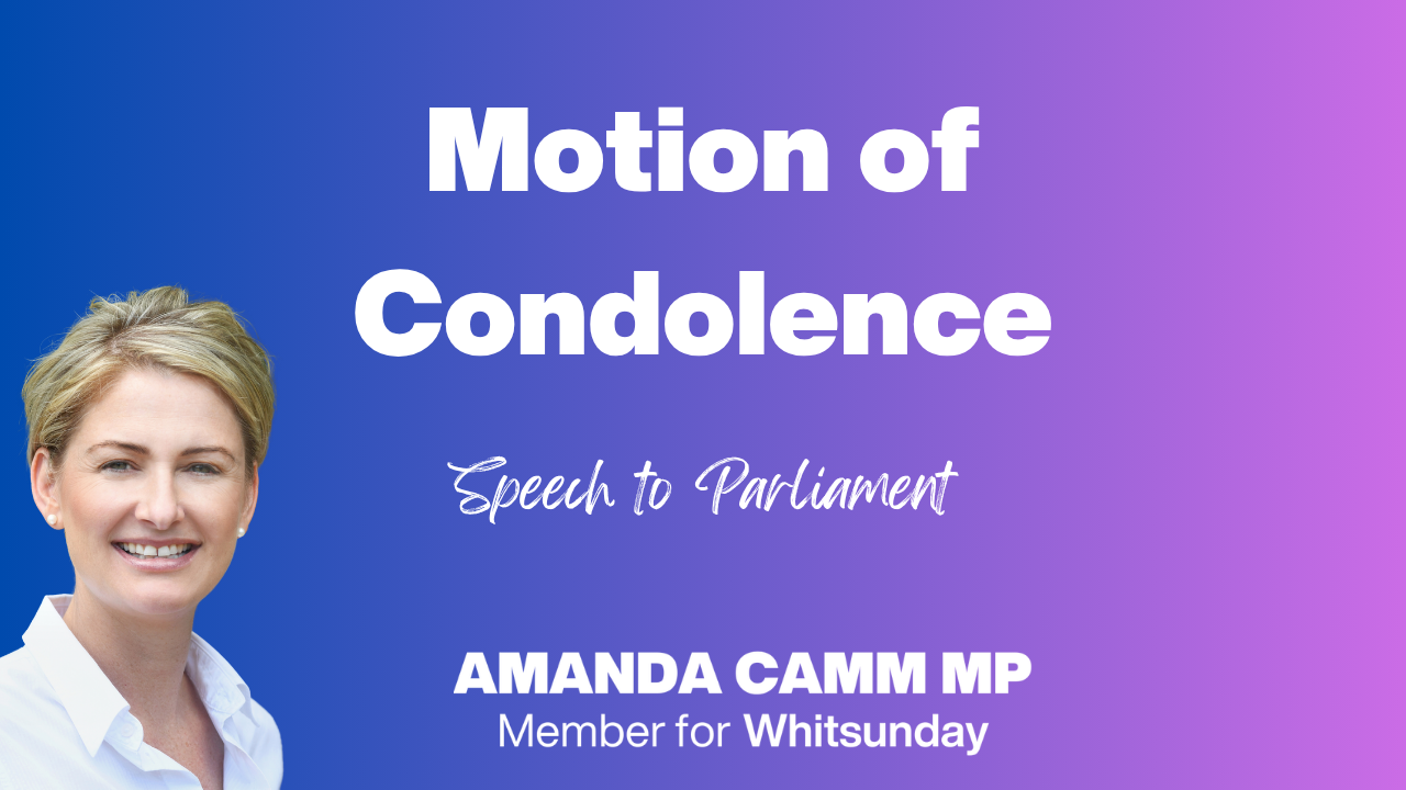 Motion of Condolences, Lorraine Bird - Speech to Parliament