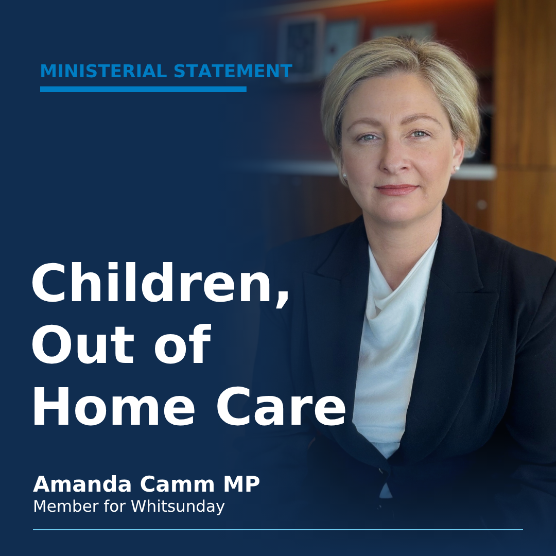 Ministerial Statement - Children out-of-home Care