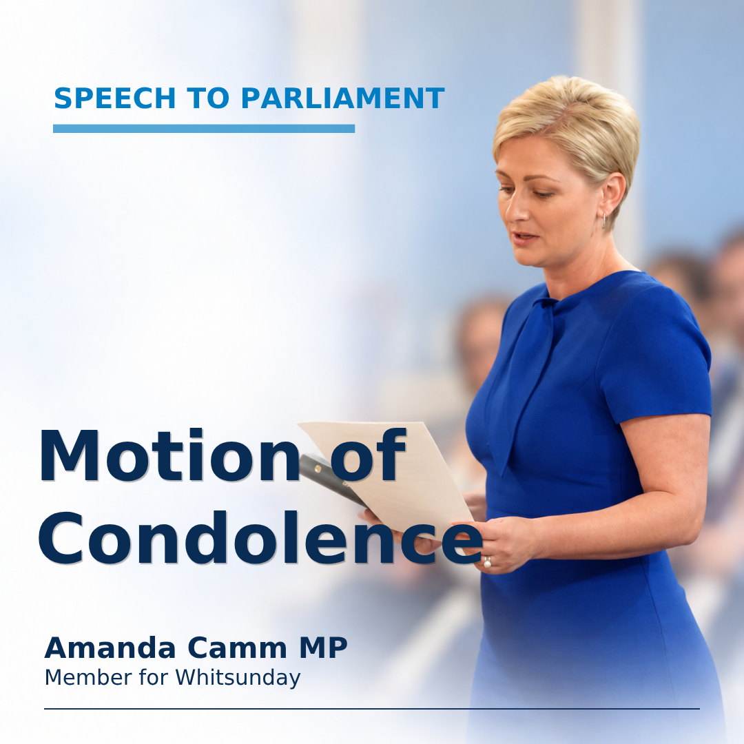 Motion of Condolences, Lorraine Bird - Speech to Parliament