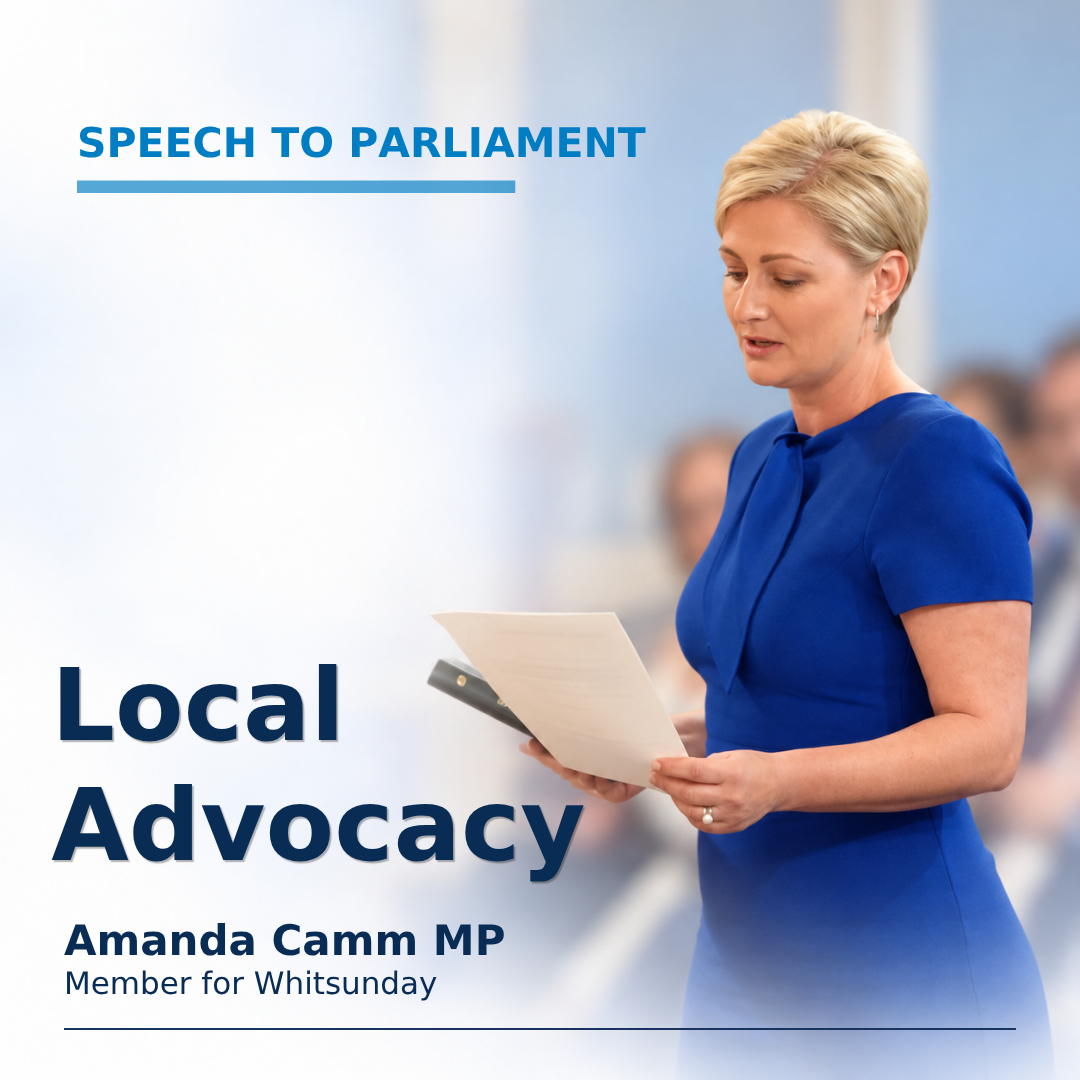 Local Advocacy in Parliament - Speech