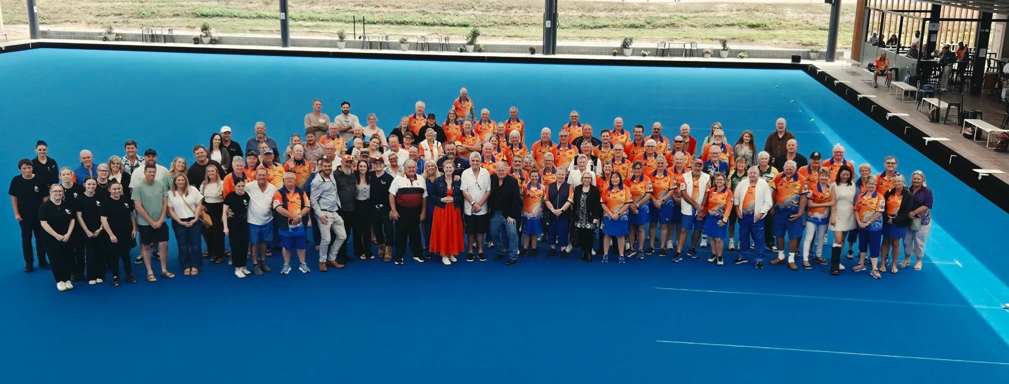 Members gathered at the Mackay Northern Beaches Bowls Club