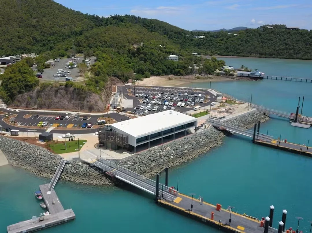 Aerial view of Shute Harbour