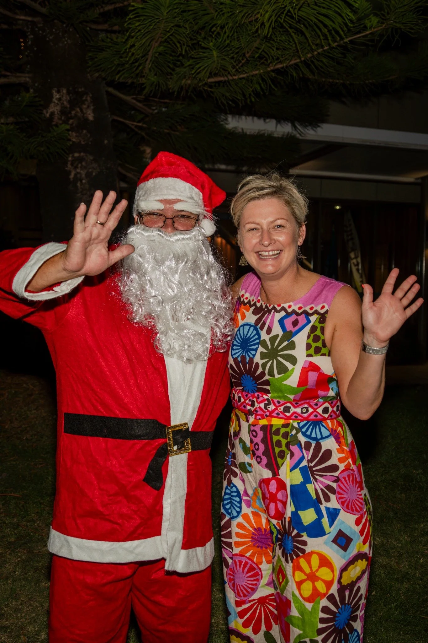 Santa and Amanda waving at last year’s Proserpine Twilight Christmas Fair
