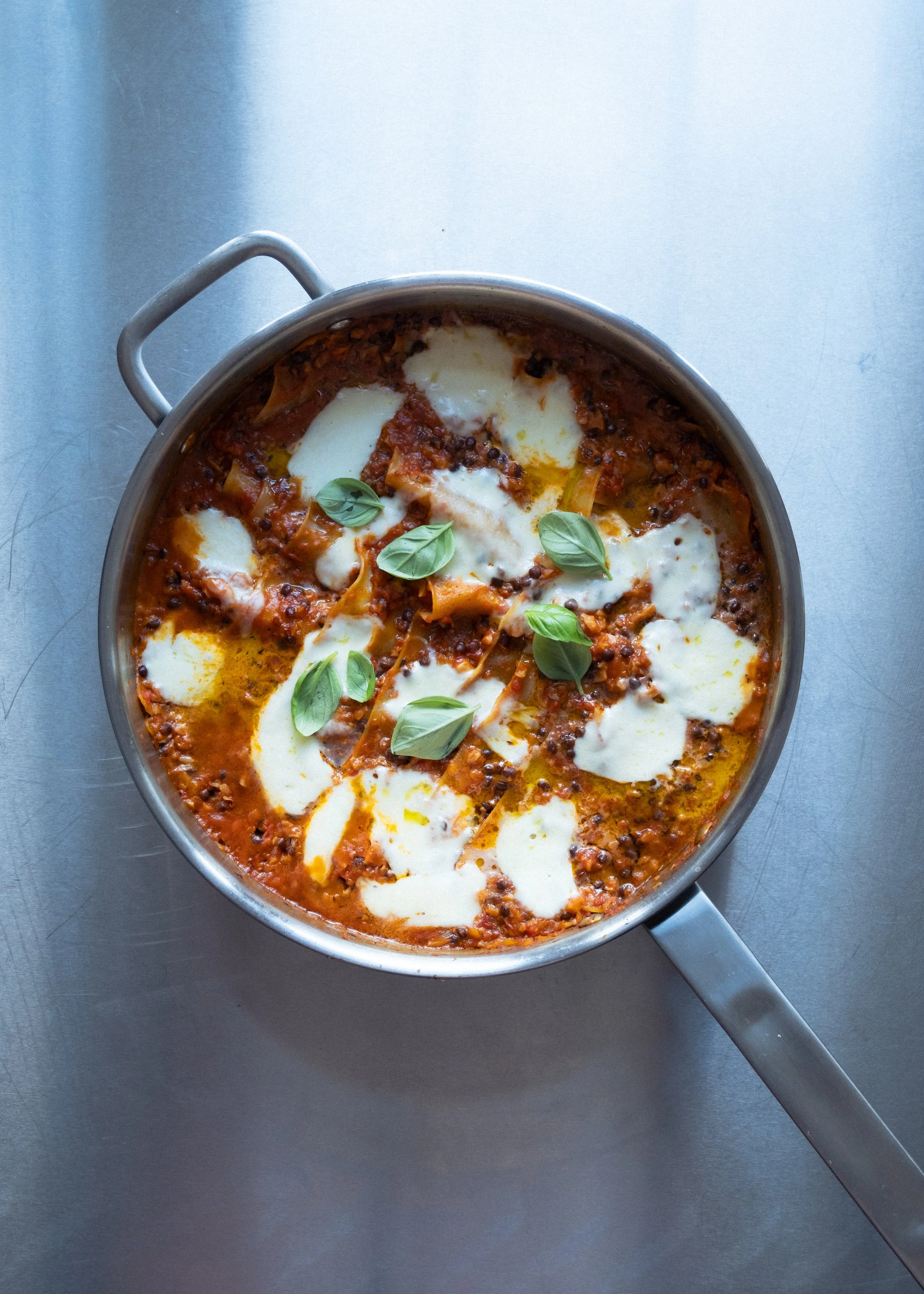 One-pot lazy lasagna