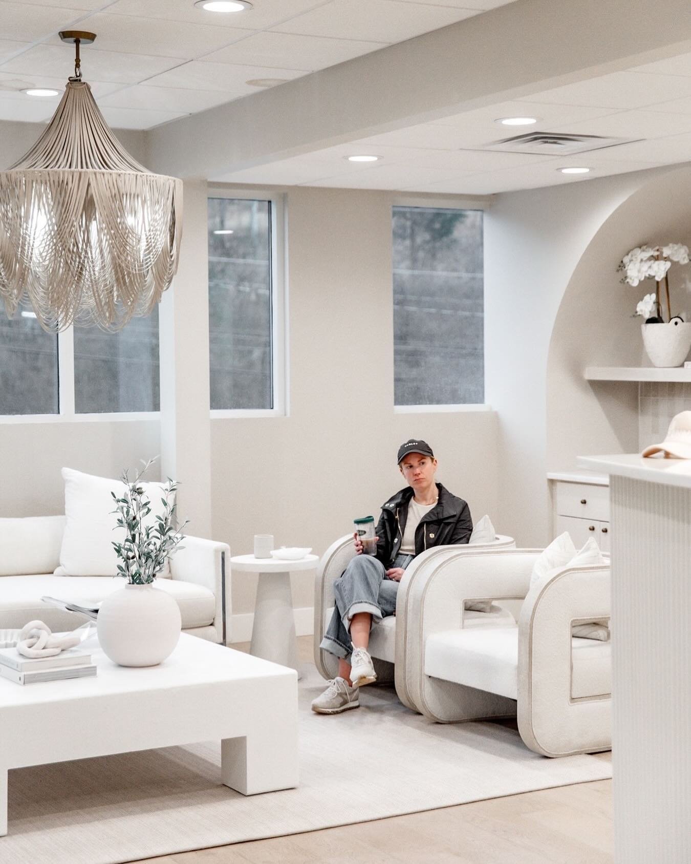 This could be you, sipping your coffee waiting in our gorgeous lobby, waiting to get treated ✨ ️ This is your reminder to schedule your appointment with us! May is the perfect time to get your neurotoxin done&hellip; raise your hands if you want no w