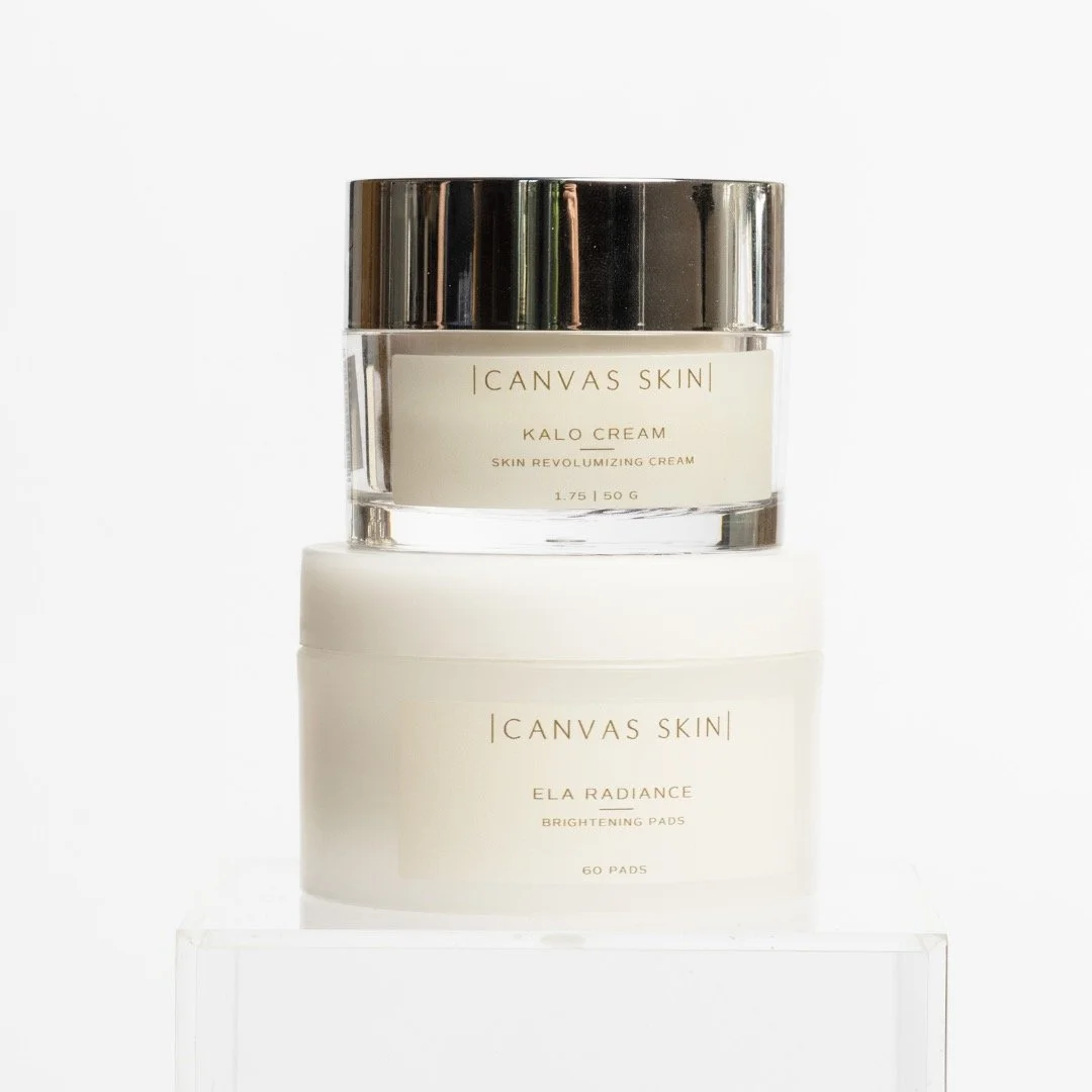 Day 3 of our 12 Days of Christmas &mdash; Canvas Skincare!

✨ Radiance starts with the right routine &mdash; and our Canvas Skin essentials are the perfect place to begin. 

All month long, when you purchase Kalo or Ela Radiance Pads, you&rsquo;ll re