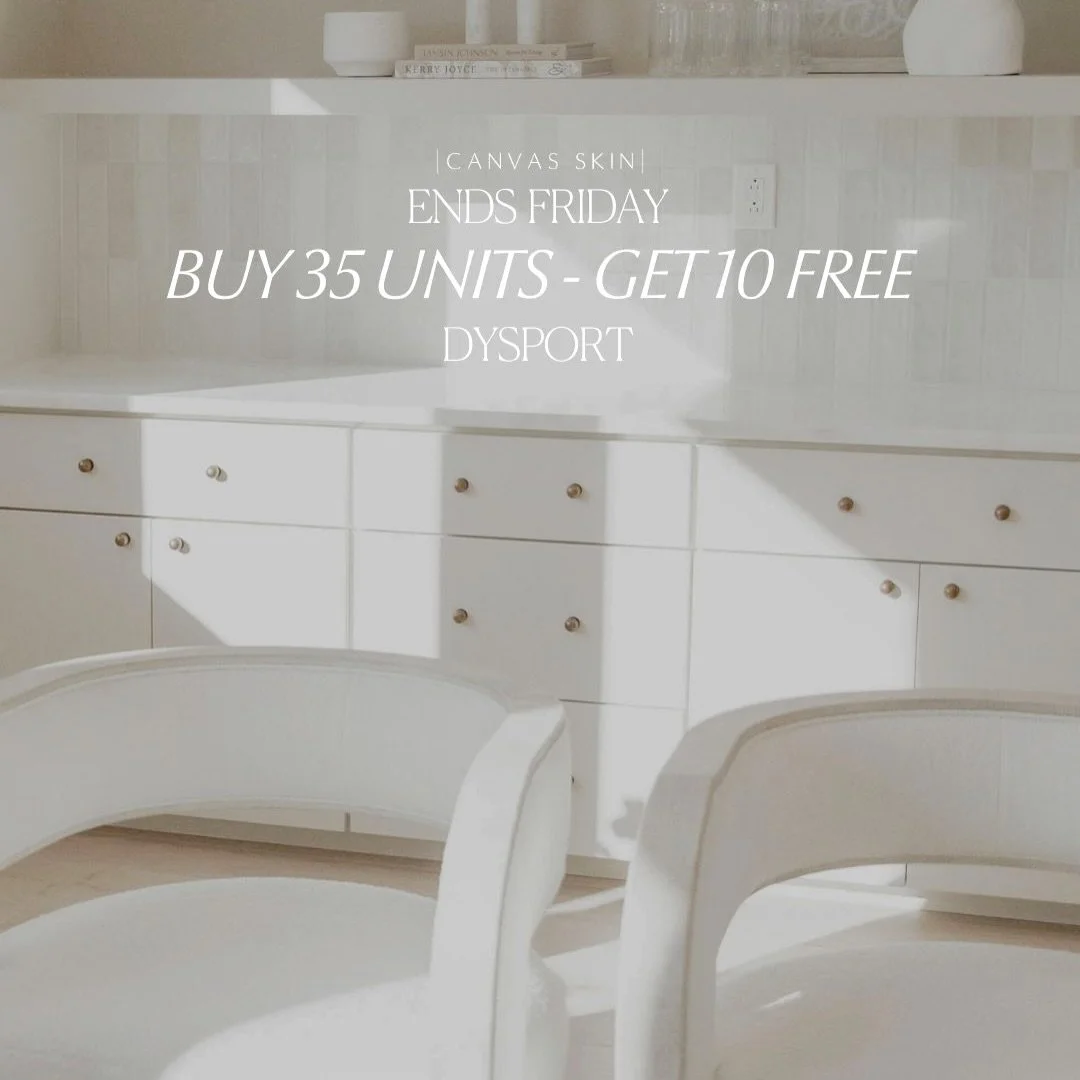 Treat yourself. Specials just for you.🧖🏼&zwj;♀️

Buy 35 units of Dysport, get 10 free ends Friday at 5 P.M. only.

Double All&eacute; points on Botox and Juv&eacute;derm ends April 2nd.

Comment &ldquo;book&rdquo; to book with us!