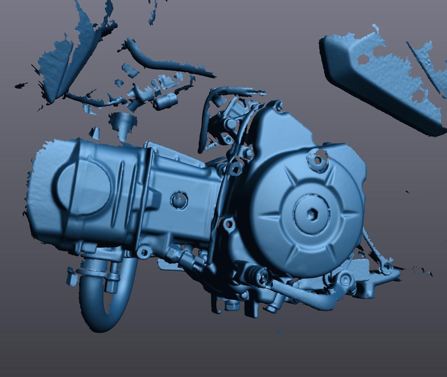 3D scan from the previous post. 
.

#luasource #minibike #dirtbike #110cc  #3dscanning #creaform #3dlaserscanning #caddesign #laserscanning #reverseengineering #solidworks #autodeskinventor #fusion360 #accuracy #3dscan #3dscanner