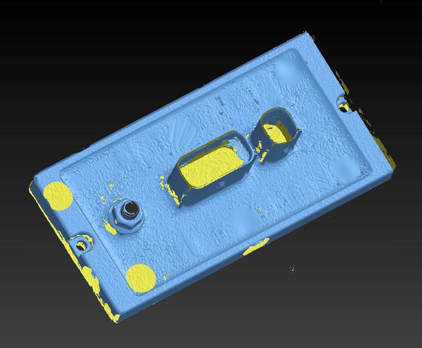 3D scan of an electrical module that will be used to create a cad model so our client can design mounting brackets for various trucks. 
.
#3dscanning #creaform #switchpros #switchpros9100 #3dlaserscanning #caddesign #laserscanning #reverseengineering