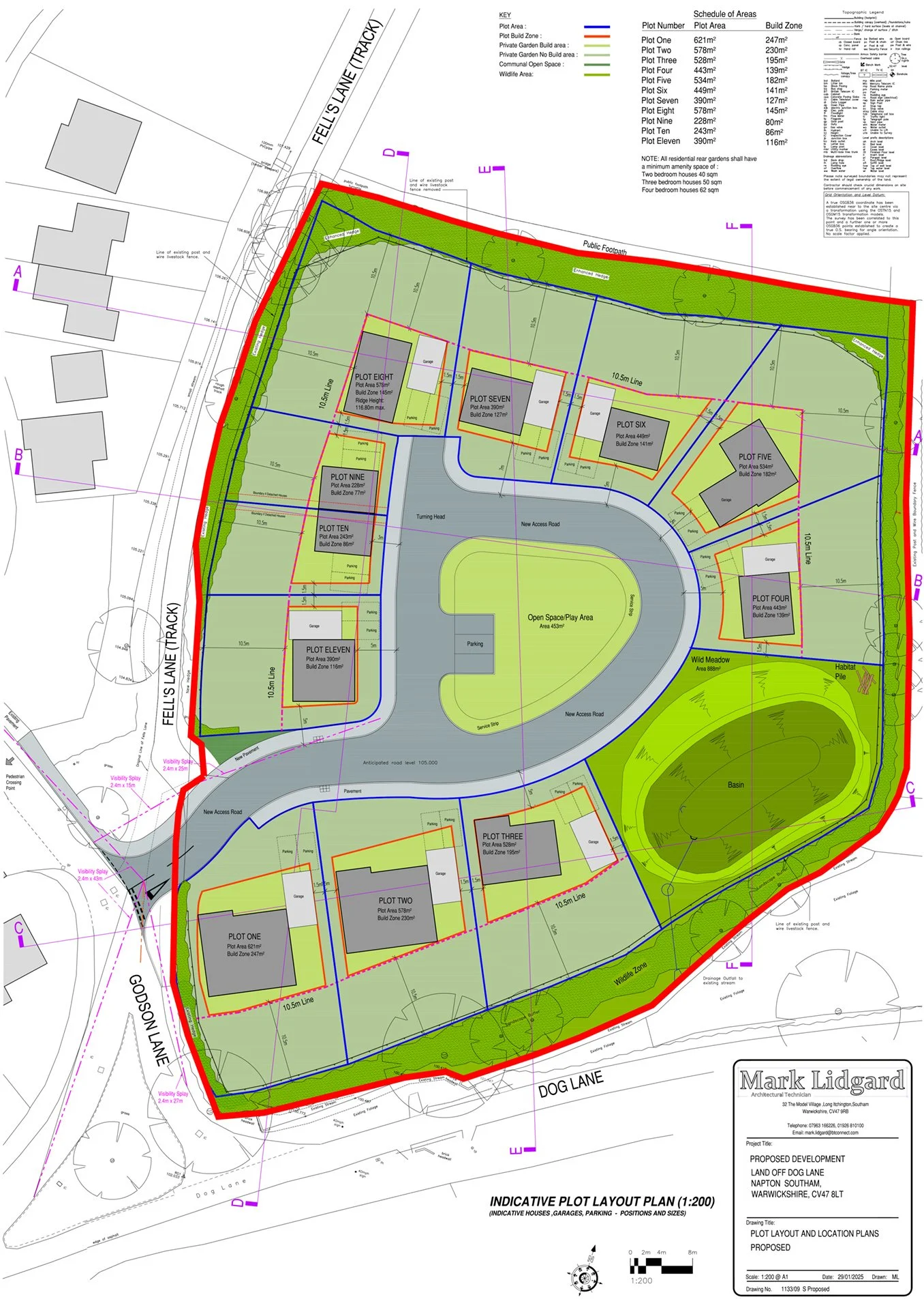 Dog Lane Site Plan