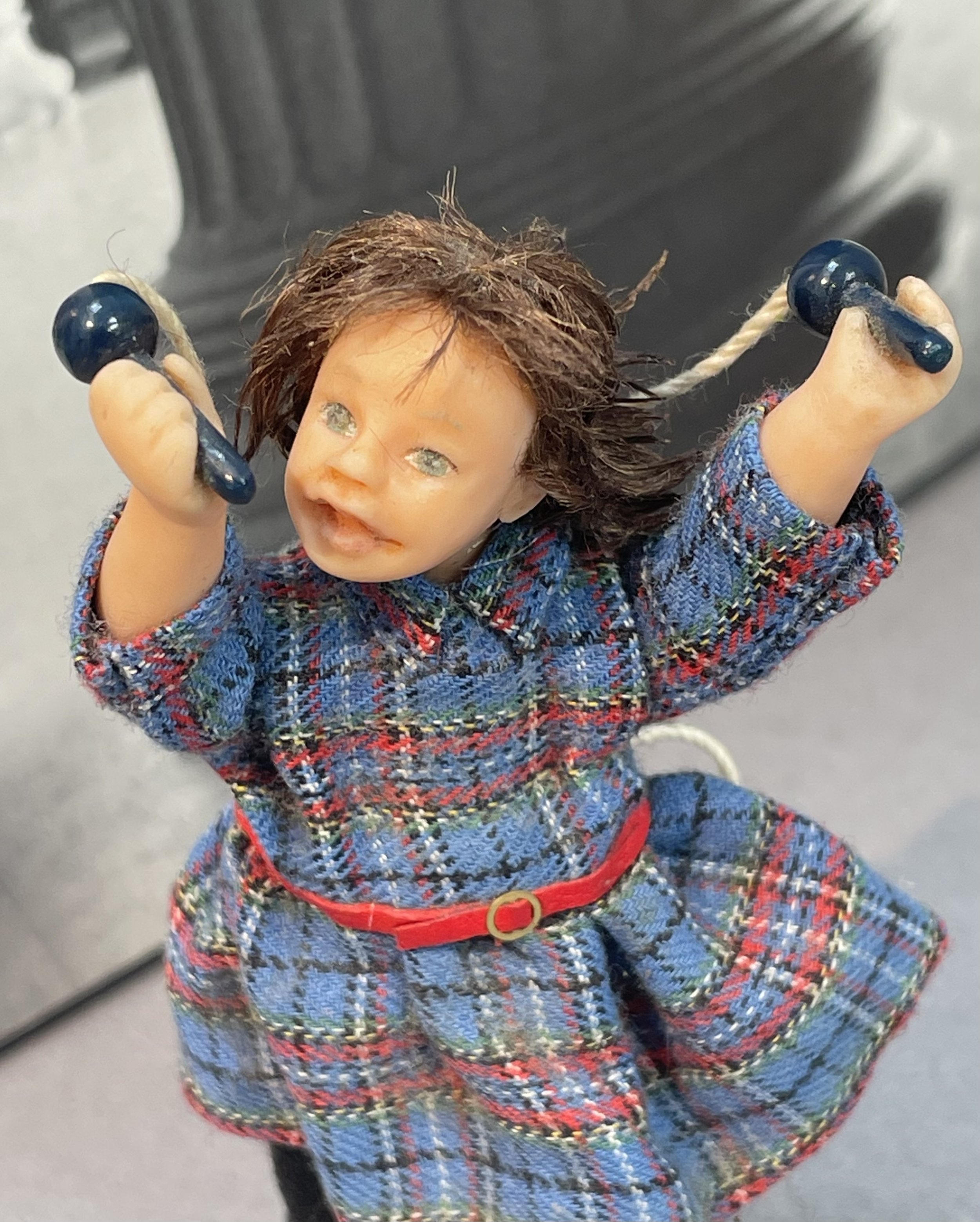 Girl with skipping rope