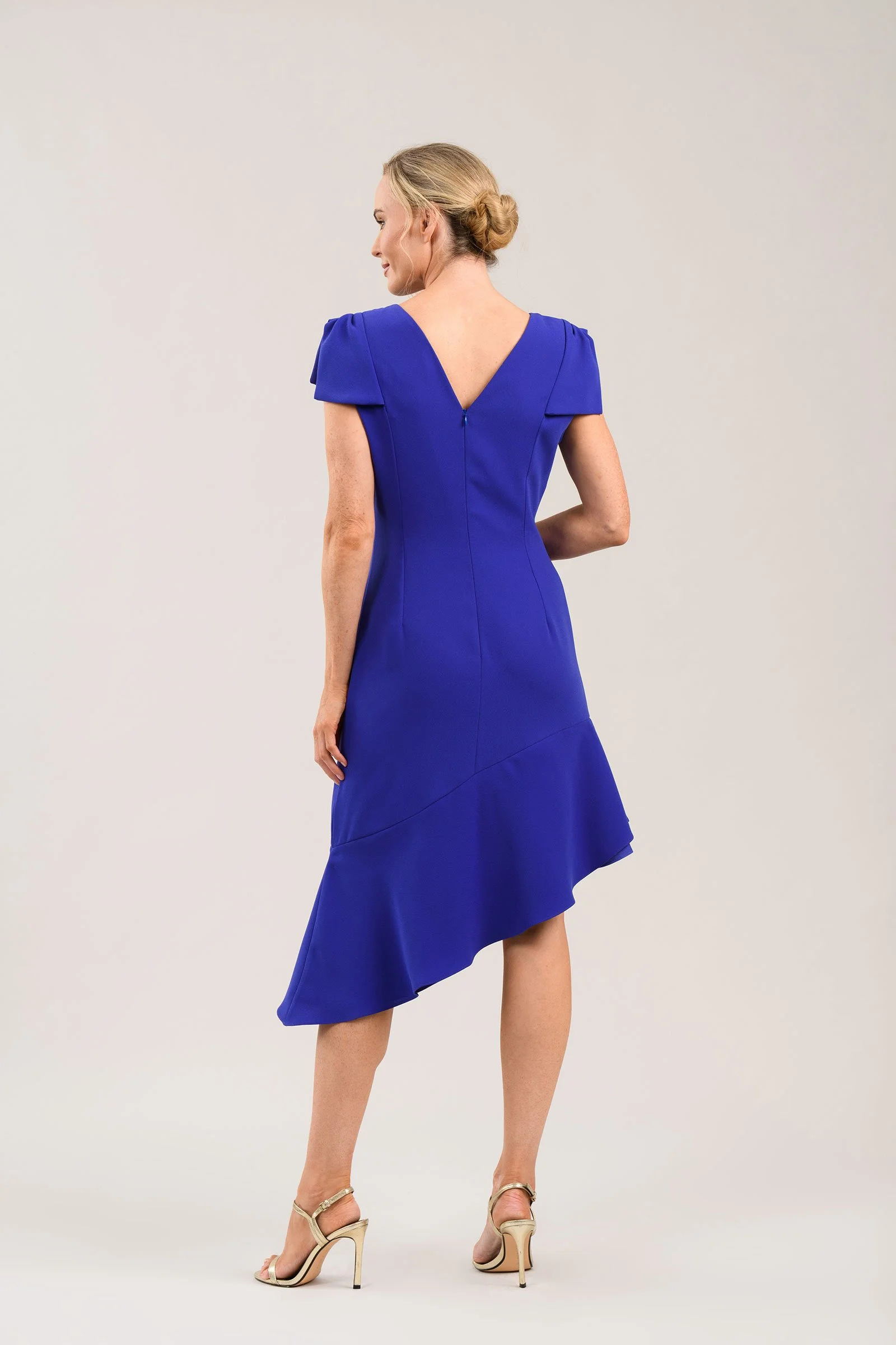 Aurelia Dress in blue mauve