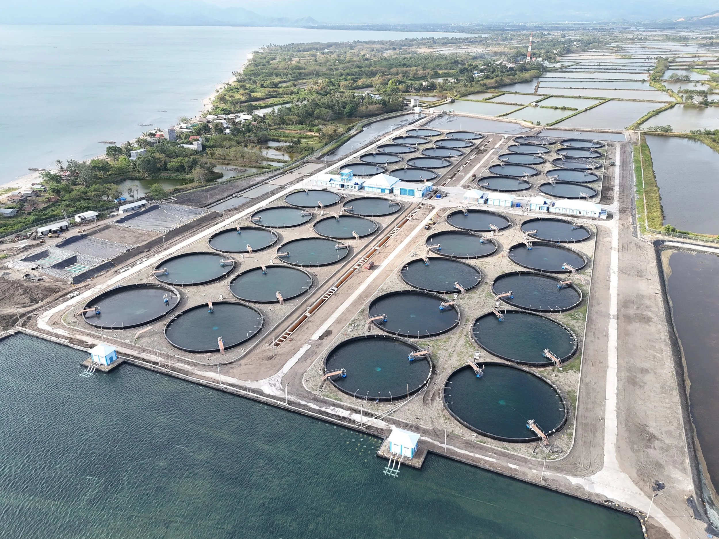 Completed RYNAN Aquaculture Project in Indonesia (Pinrang) - Construction of 40 ponds