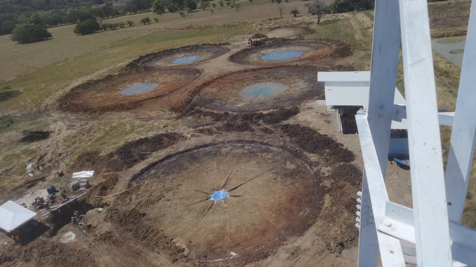 Aquaculture Project in Costa Rica - Construction in progress
