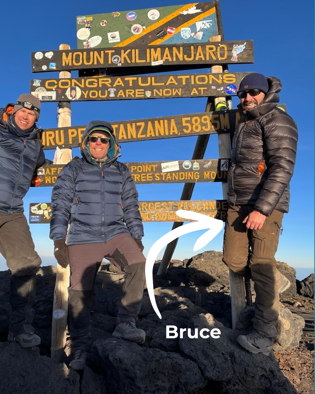 Celebrating Bruce, who set himself an incredible challenge for his 50th birthday 