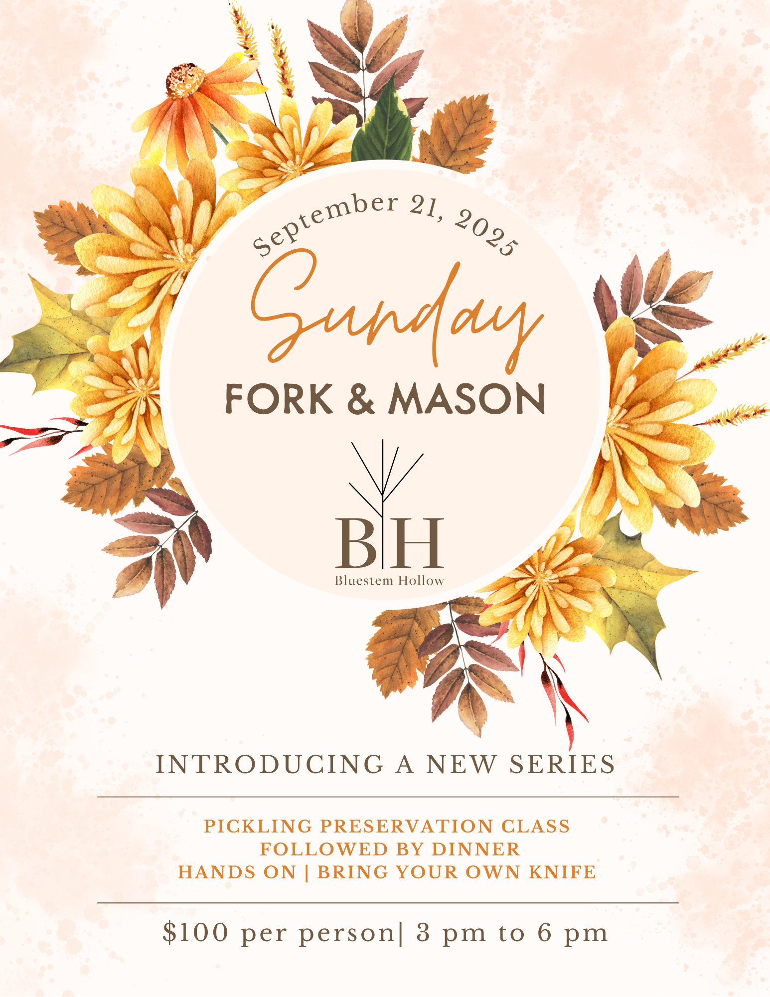 Sunday Fork & Mason