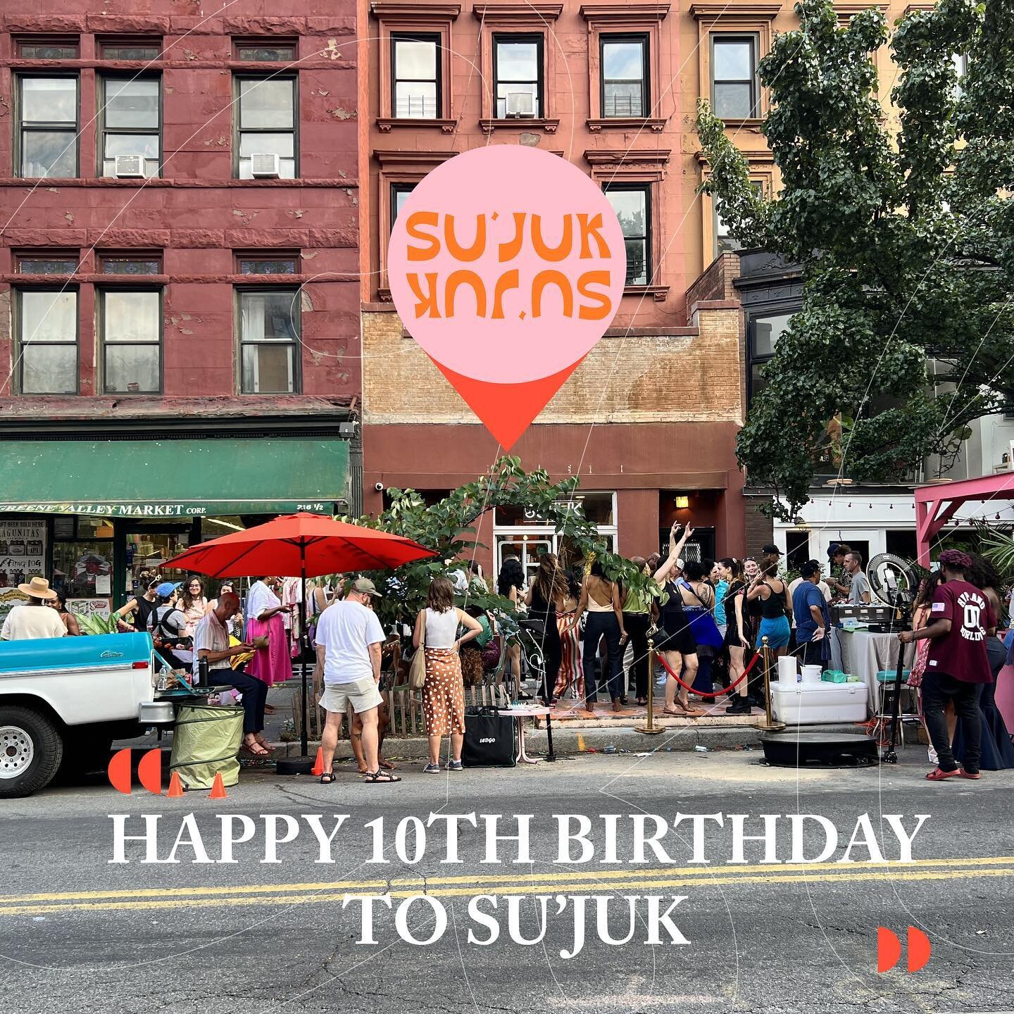 Haven&rsquo;t you heard? Su&rsquo;juk turned 10! 🎂 🎉 

For a little over a decade now, Su&rsquo;juk has resided in the heart of Clinton Hill on Greene and Grand Ave giving vintage lifestyle a whole new name! From furniture to unique knick knacks, f
