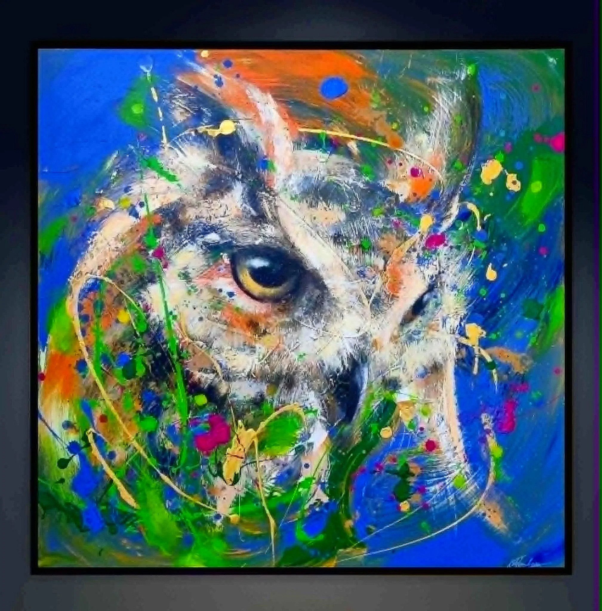 Hornugle, 100 x 100 cm. Pris: 8.500 kr