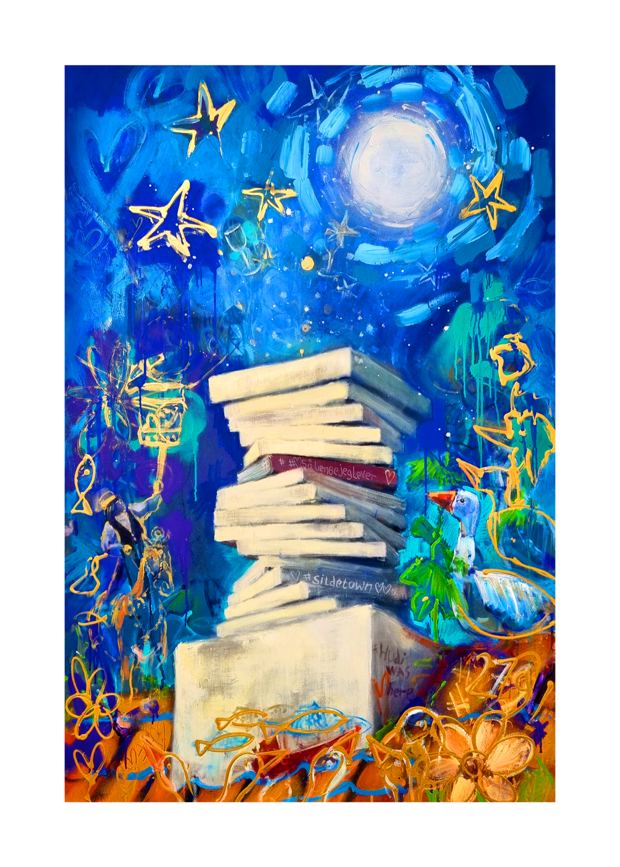 "Så længe jeg lever", 50 x 70 cm. Klik for at se fuld størrelse. 