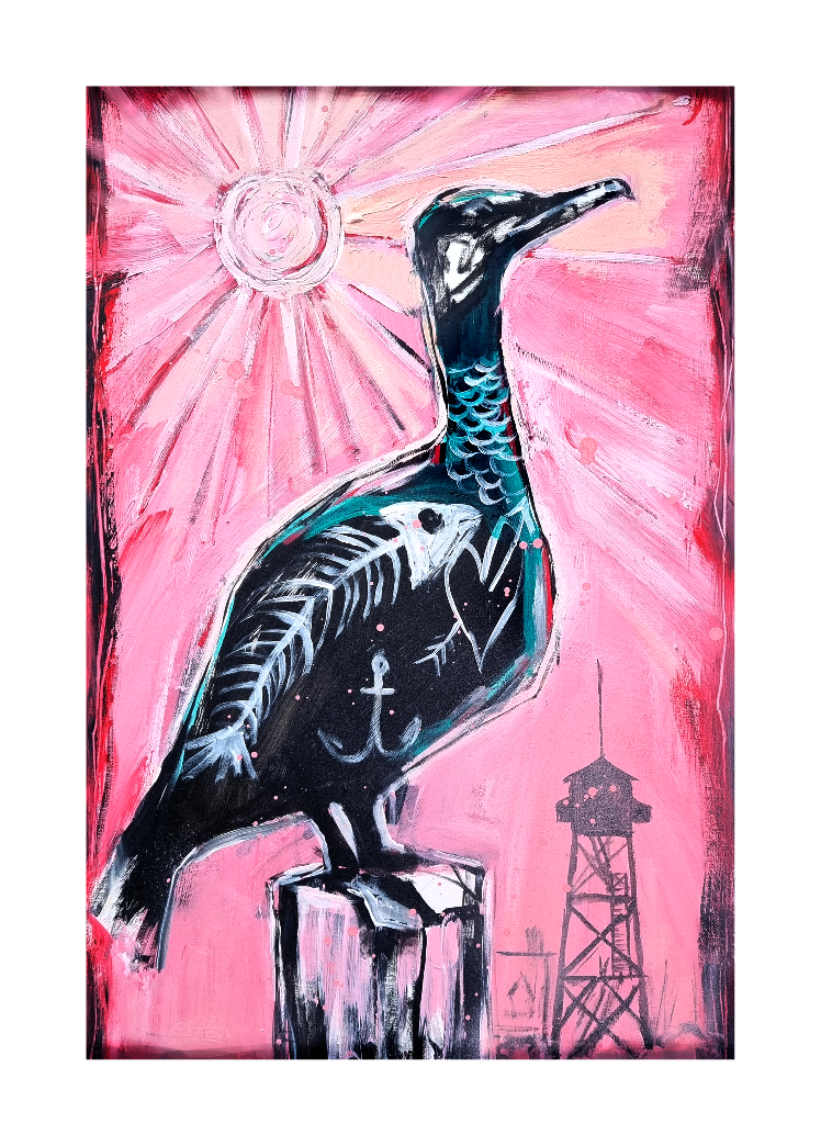 Skarv 50 x 70 cm. Klik for at se fuld størrelse.