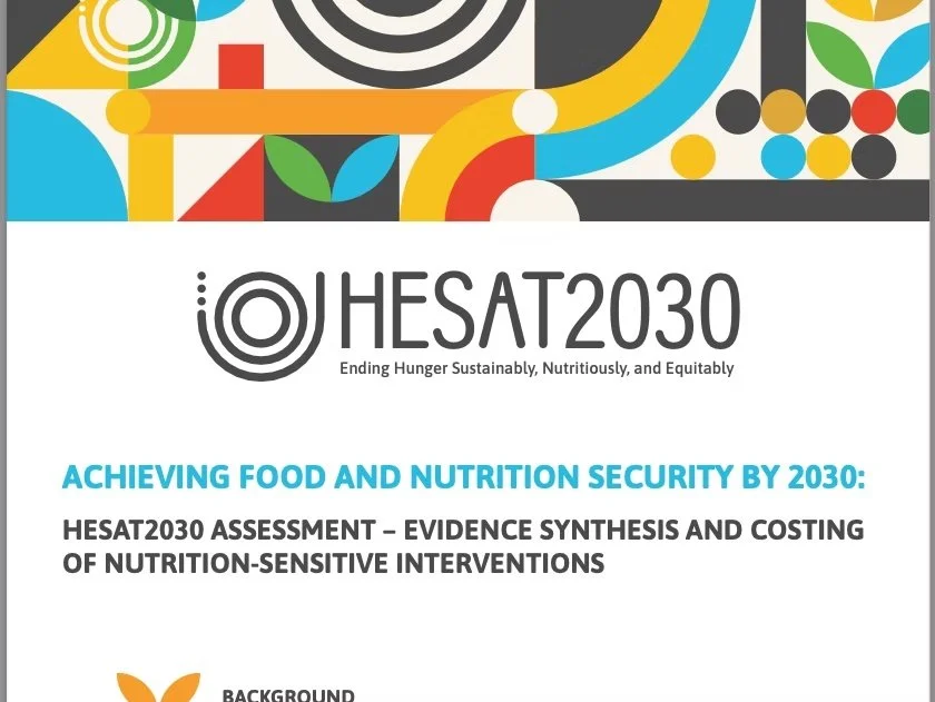 Evidence-synthesis and economic modelling of nutrition sensitive interventions