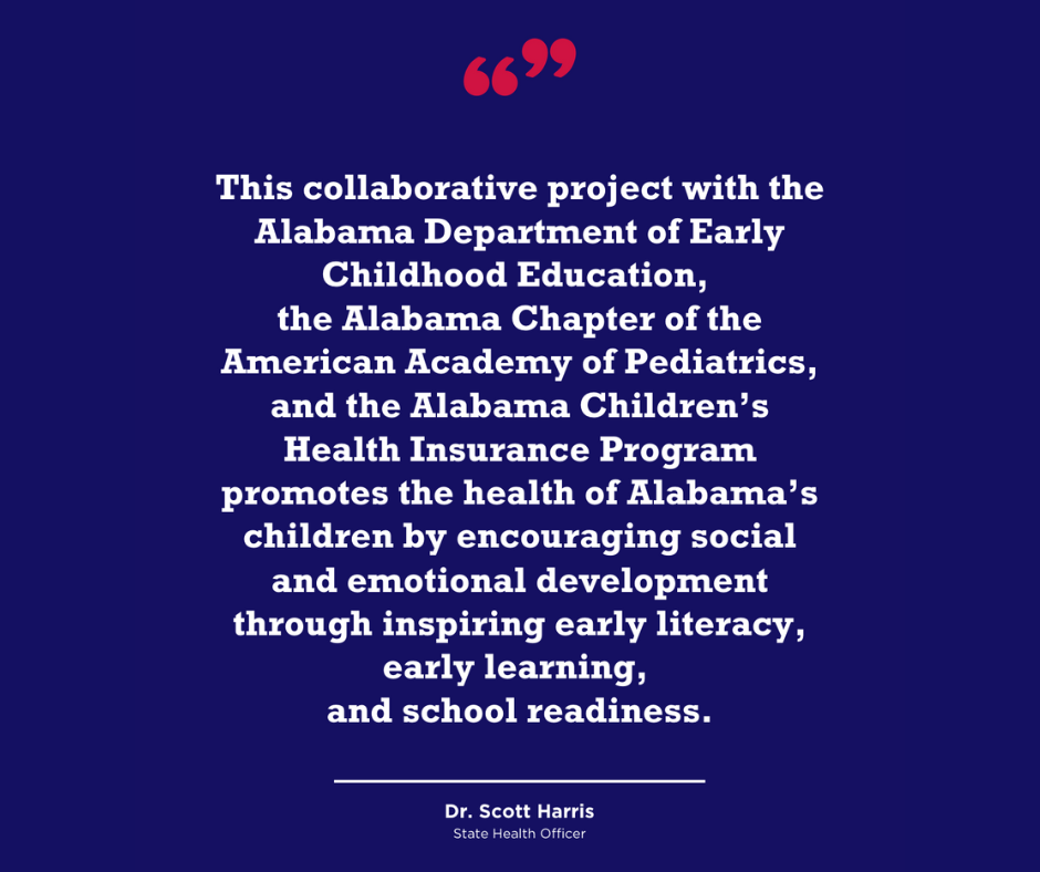 Continuing a Vital Partnership: Centers for Medicare and Medicaid Services Renews Support for Reach Out and Read–Alabama&nbsp;