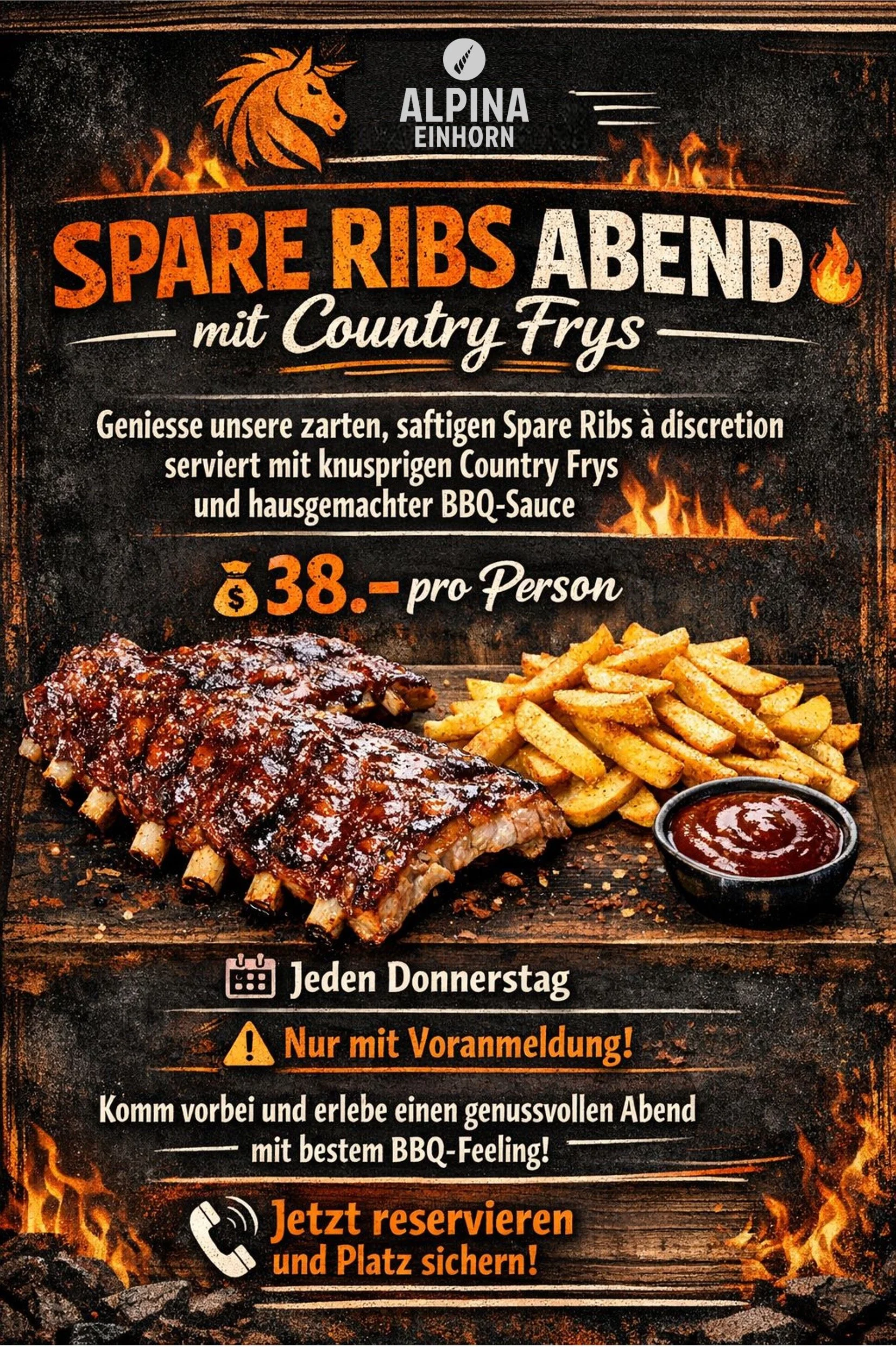 Spare Ribs à discretion