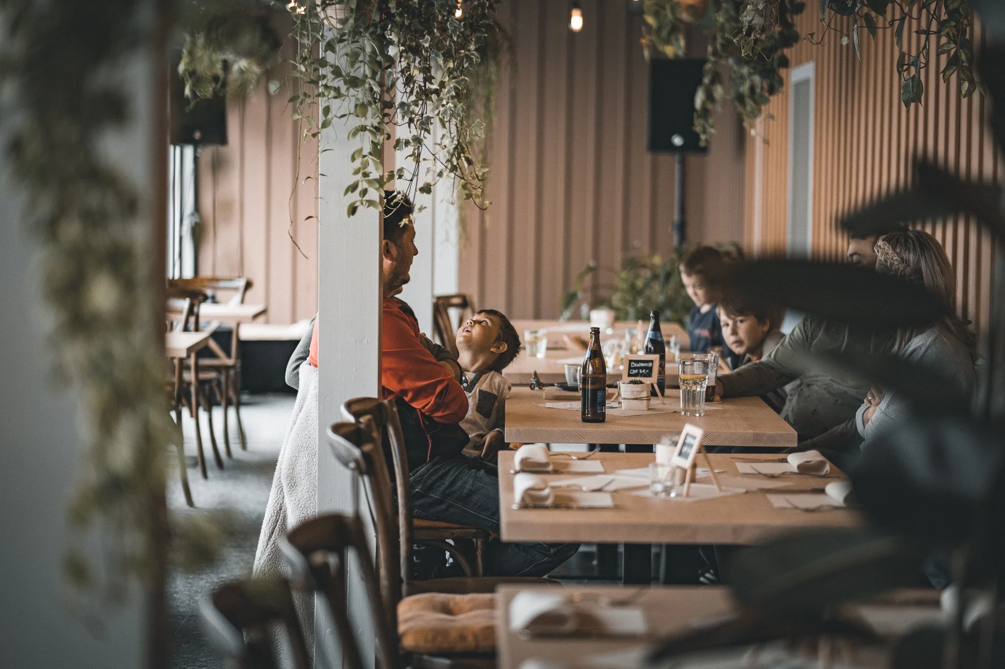 Das Restaurant hat einen beheizten Wintergarten