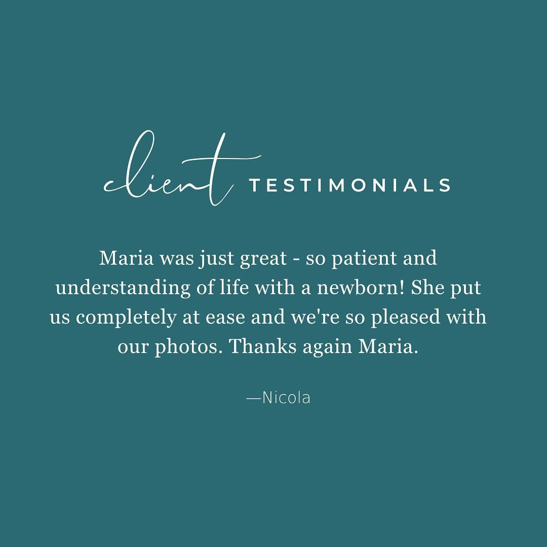 Kind words from a recent newborn session ❤️

Making you feel relaxed and comfortable is so important in a session. If you trust me and feel at ease then beautiful moments are unfolding in front of my camera.

Download my brochure to find out more abo