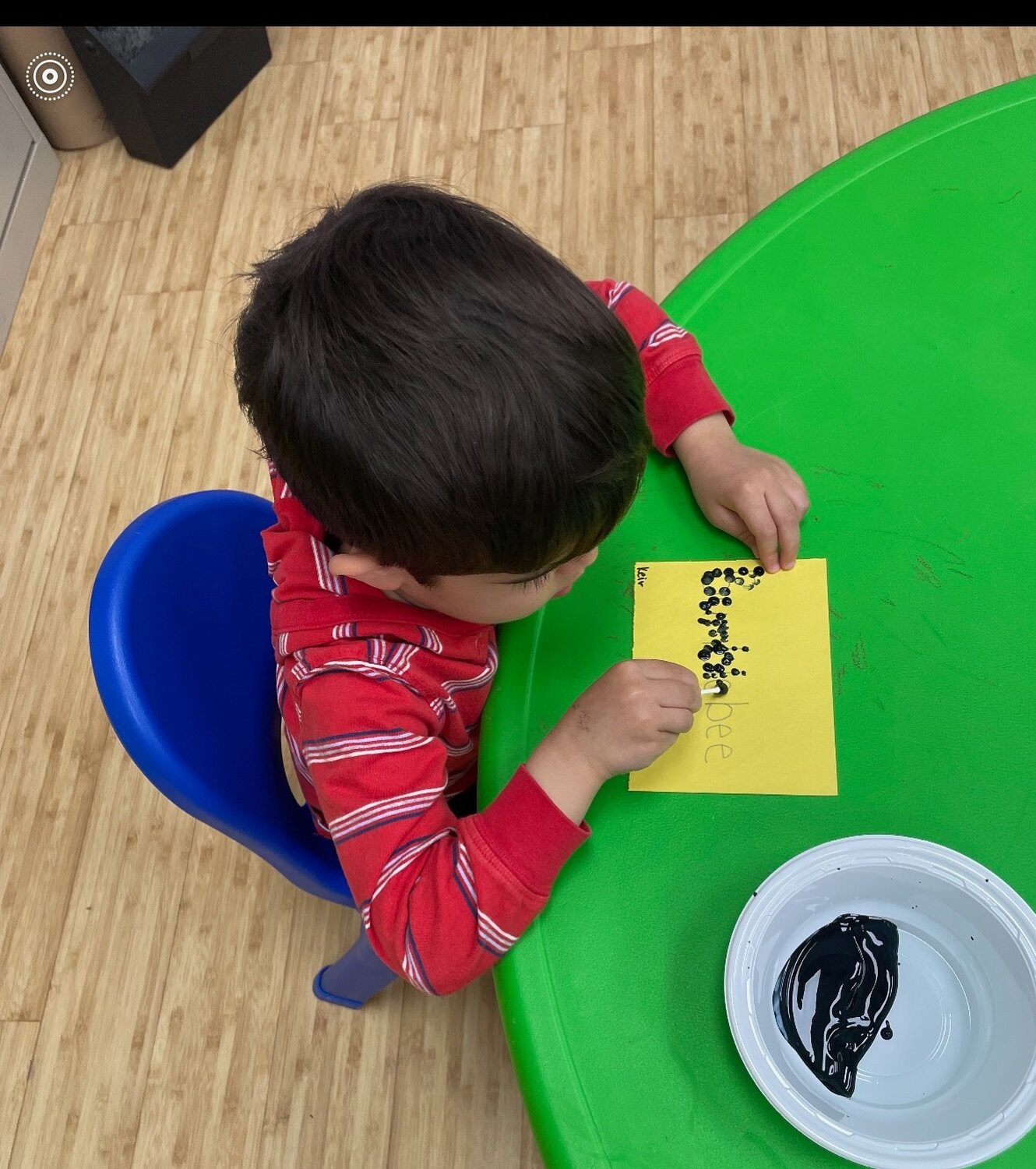 More details here 😁 ⤵️

Today at Prodigy Academie it was all about creativity! 🖌️✨ Practicing &lsquo;bumblebee&rsquo; with paint and Q-tips &ndash; a buzzing blast for honing fine motor skills and letter recognition! 🐝🎨 #CreativeLearning #Buzzing