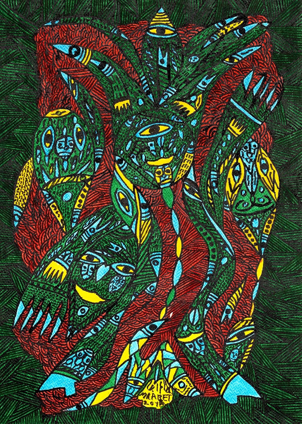 El Sueno Al Fondo Del Mar | Mohammed M'rabet — Jennifer Lauren Gallery