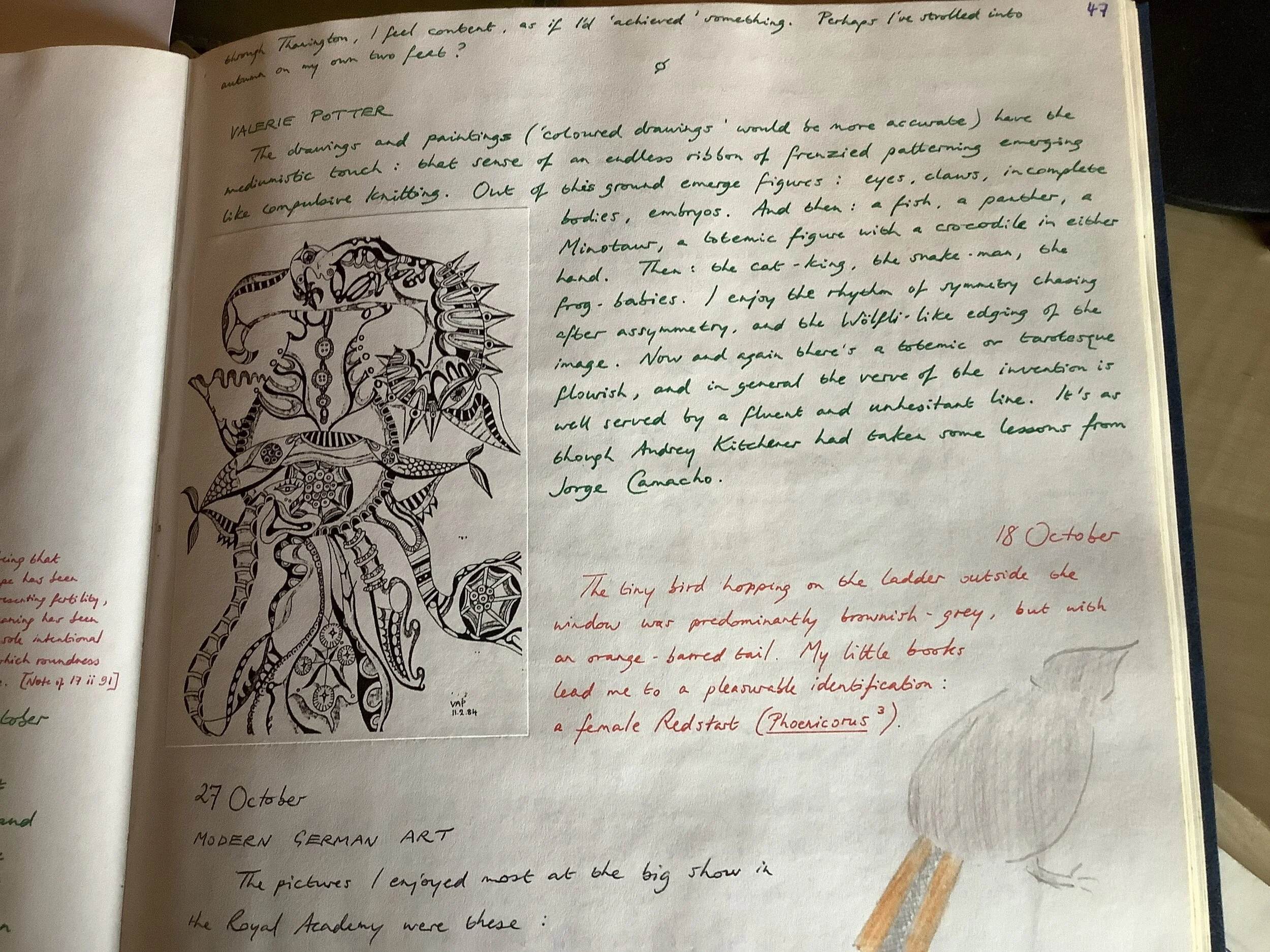  Valerie Potter mentioned in Roger’s notebooks 