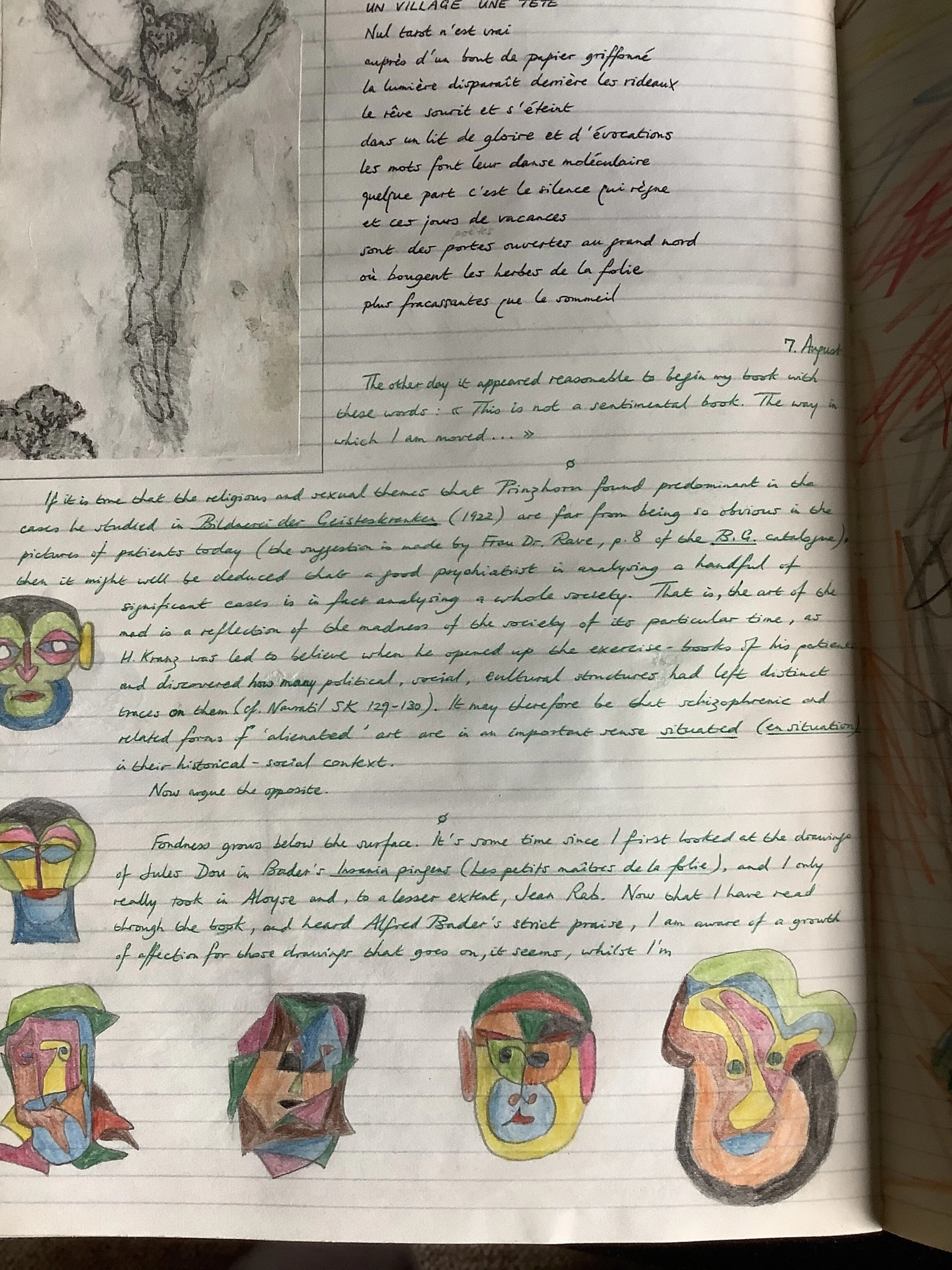  Prinzhorn Collection mentioned in Roger’s notebook 