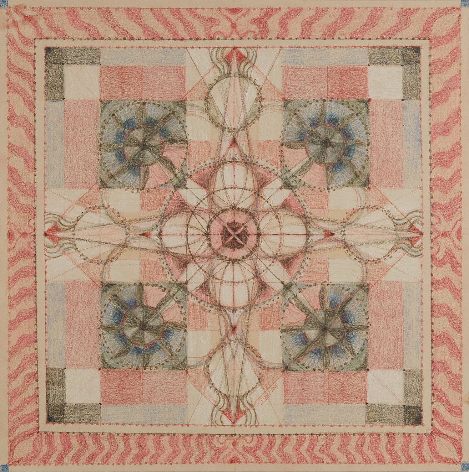 Serie "Meditation" No. 2, 2019, 19.5"x19.5"