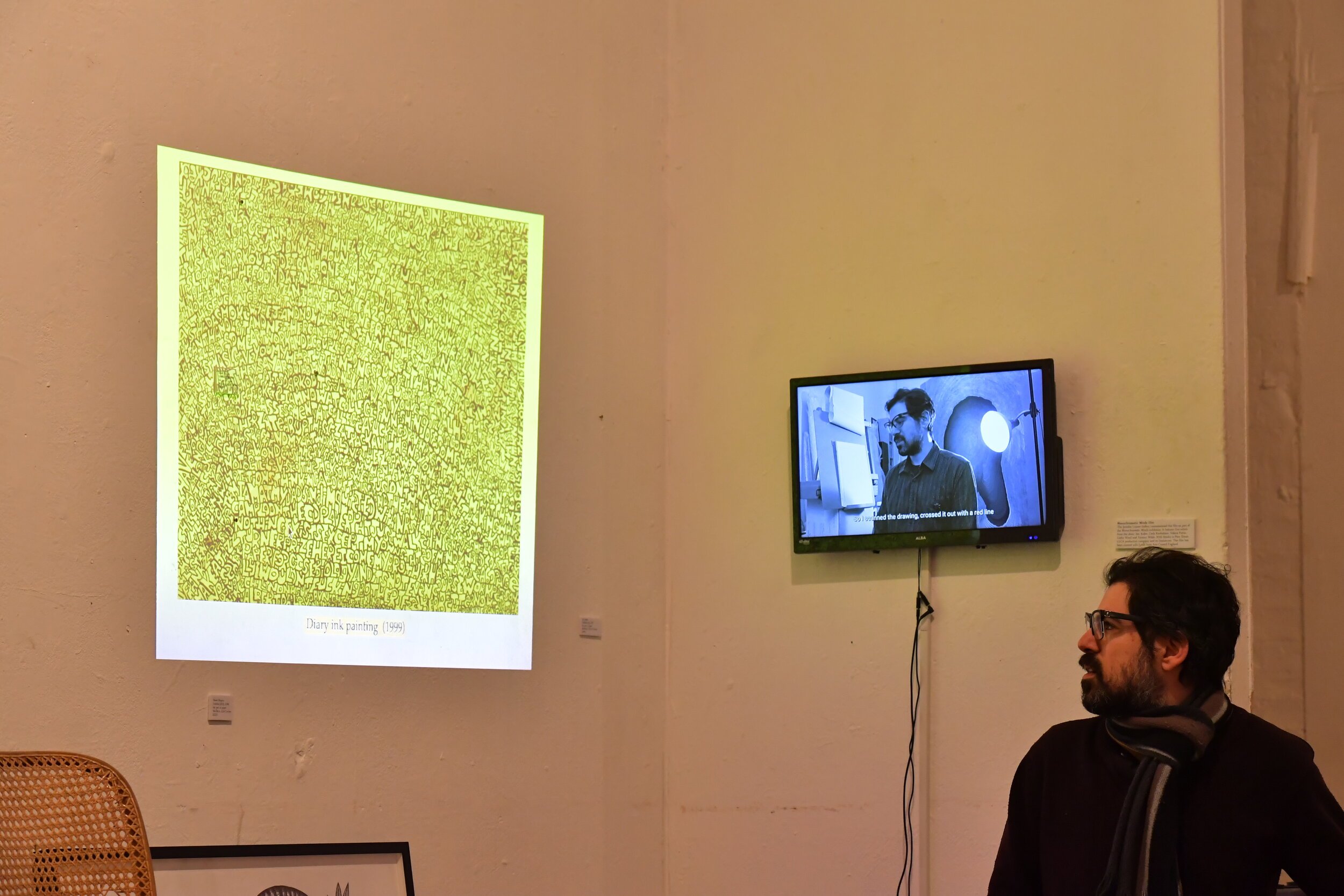   Carlo Keshishian artist talk. Photo by Andrew Hood  