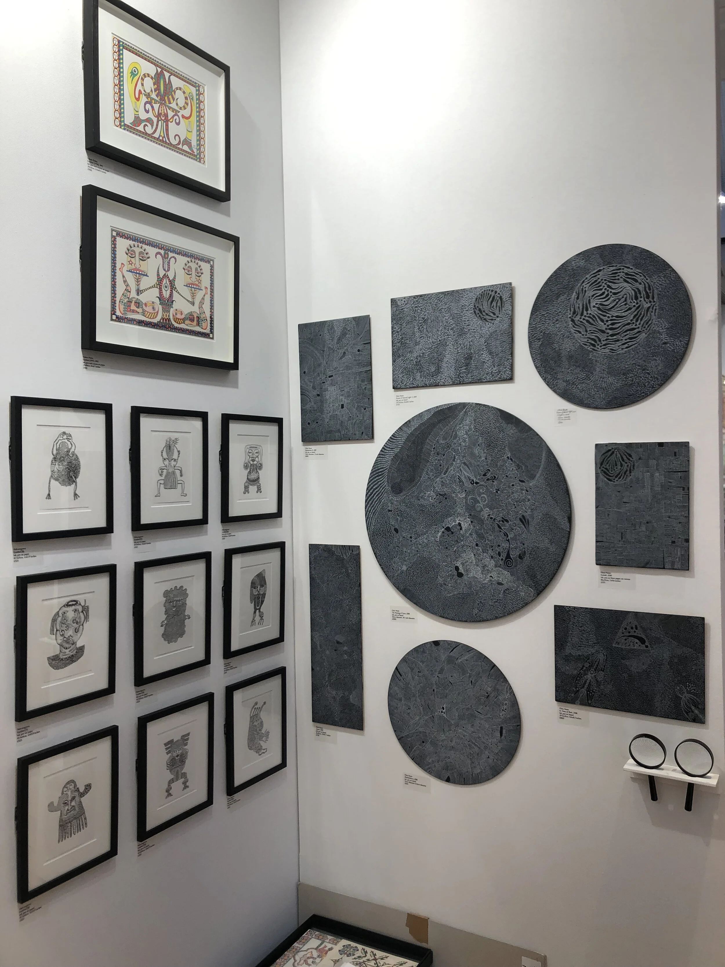   Booth at Outsider Art Fair Paris in 2019  